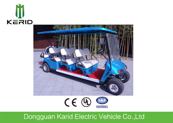 48v 4kw Dc Motor Elektrikli 8 Kisilik Golf Buggy Akulu Mavi Calisma Renkli