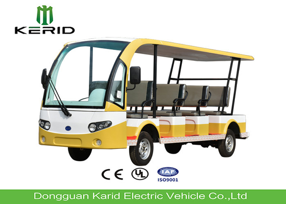 Multi Color 11 Seater Electric Sightseeing Car Multiple Purpose CE Certificated