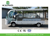 72V DC Motor Electric Cargo Van Full Roof / 2 Seat Utility Vehicle